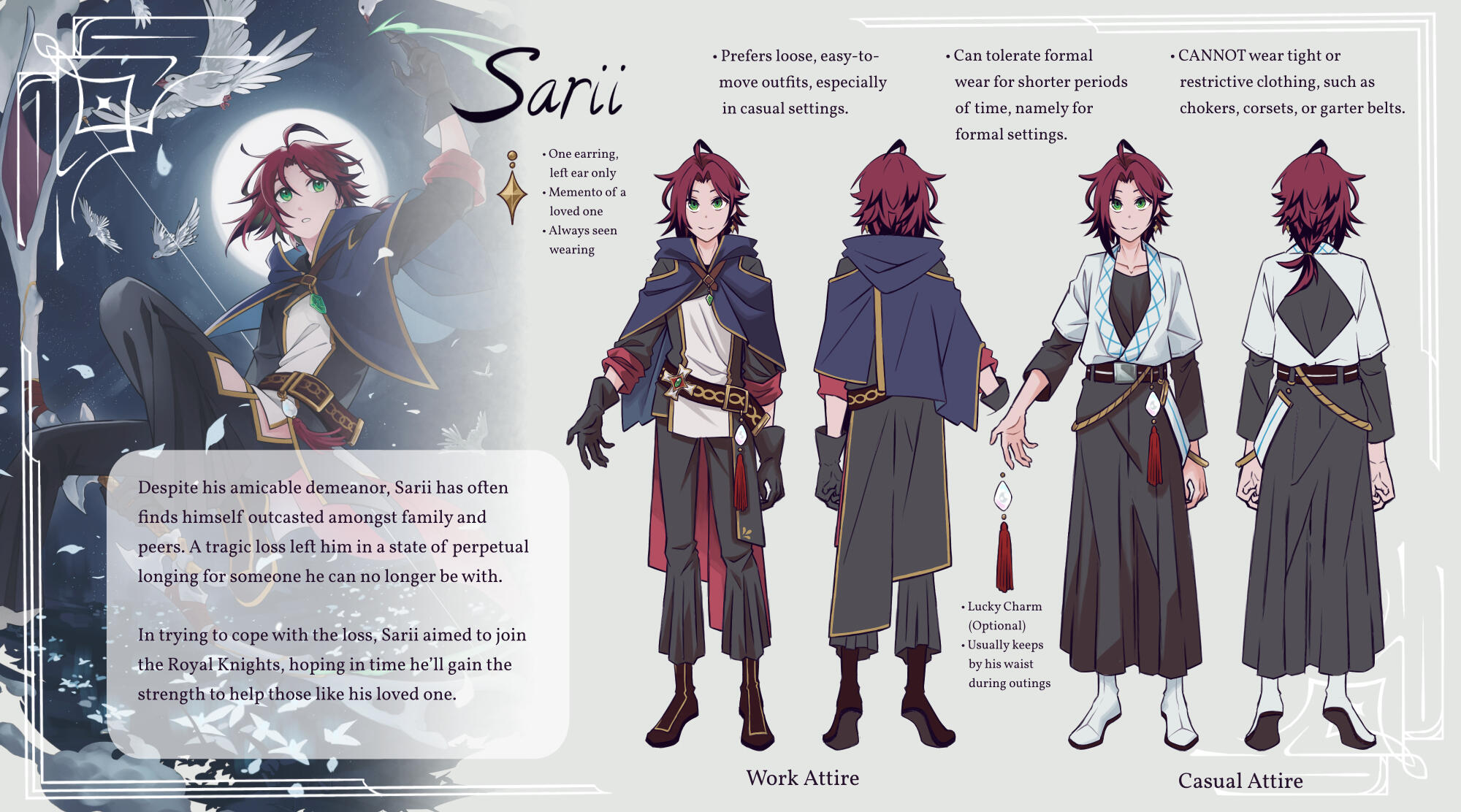 Character Sheet - Sarii Character Sheet - Sarii