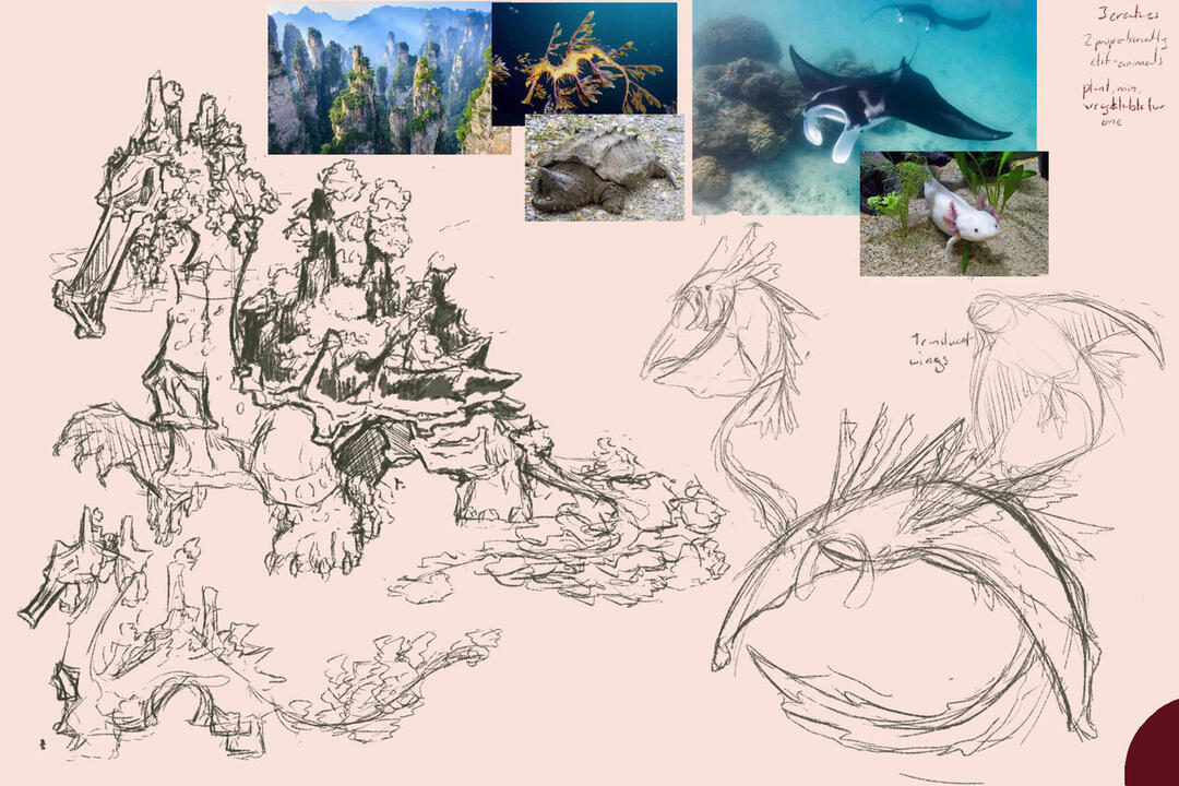 Creature Concept Sketches