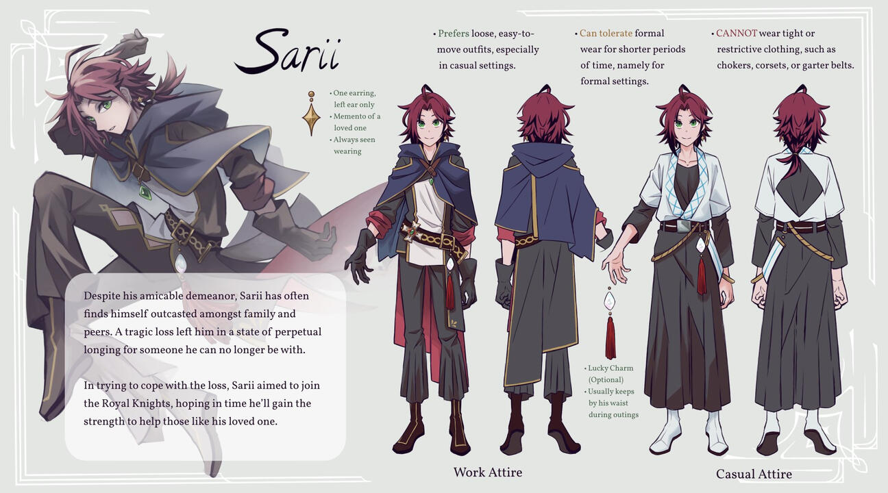 Character Sheet - Sarii